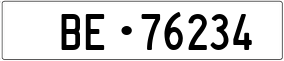 Truck License Plate